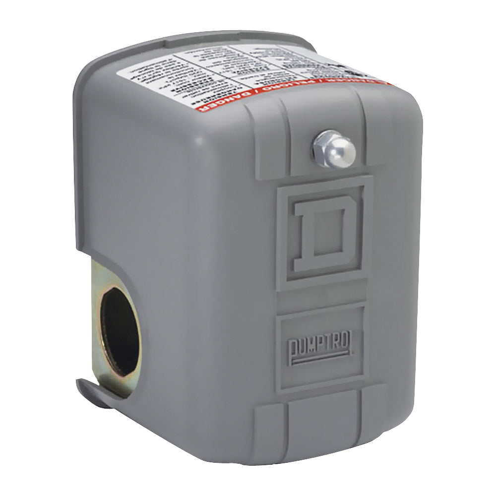 Square D 9013GSG2J20 Pressure Switch, 3-Phase, 10 A, 115/575 V, DPST, Screw Clamp Terminal, NEMA 1 Enclosure