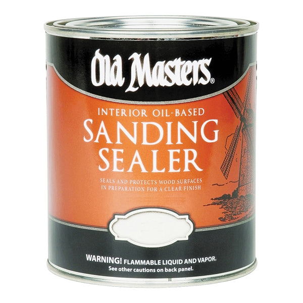 Old Masters 45001 Sanding Sealer, Clear, Liquid, 1 gal, Canister