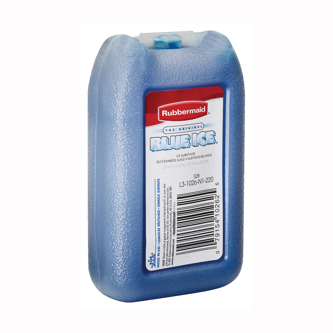 Rubbermaid FG1026TL220 Ice Substitute, 8 oz, Blue