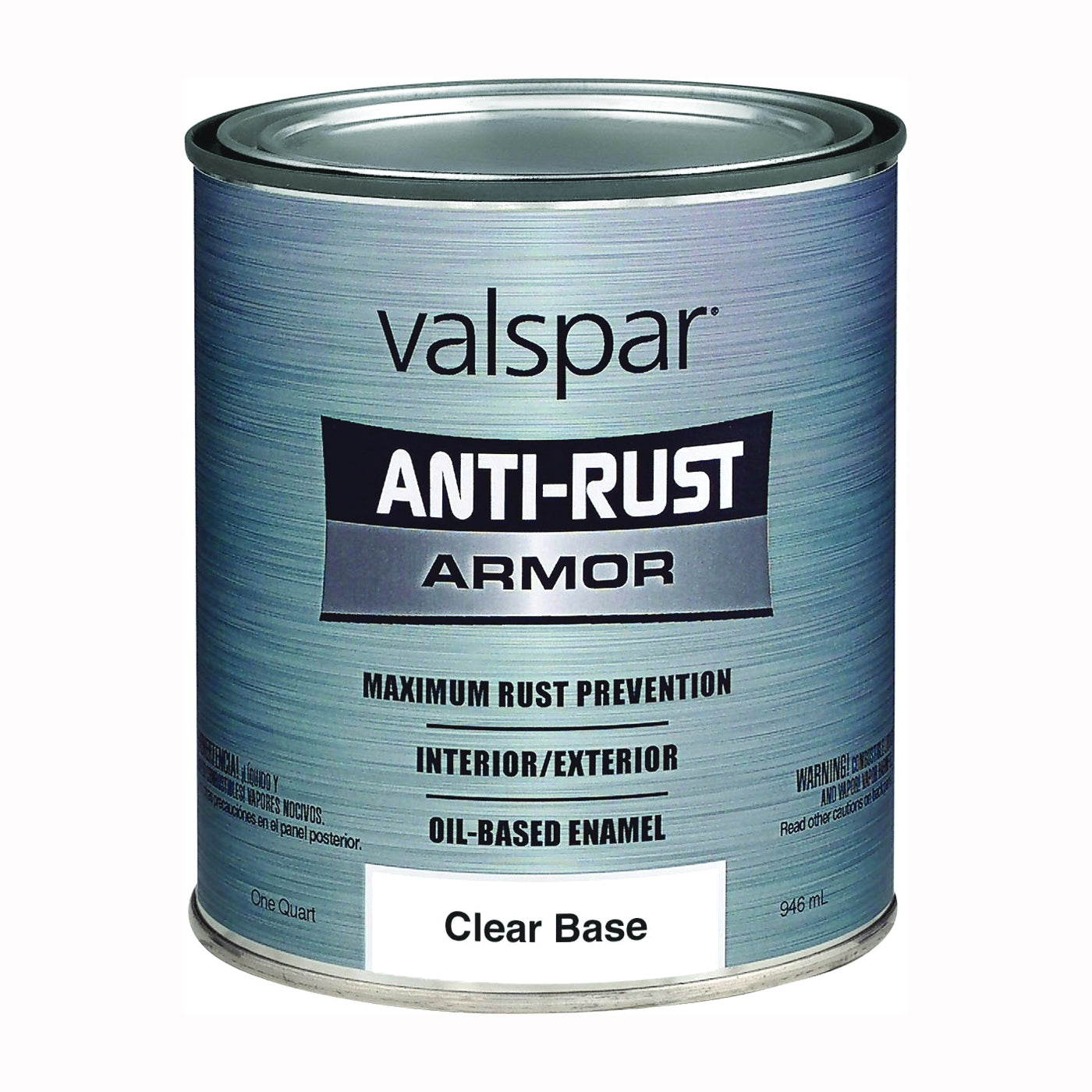 Valspar 21800 Series 044.0021829.005 Enamel, Gloss, Clear, 1 qt, Can