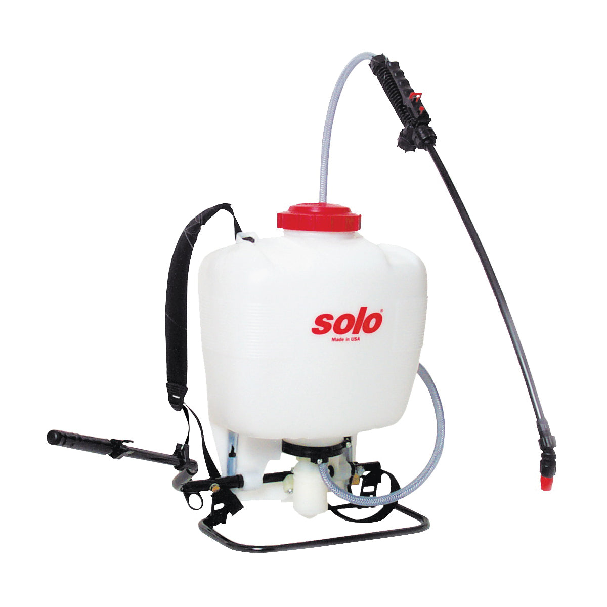 SOLO 425 Backpack Sprayer, 4 gal Tank, HDPE Tank, 25 ft Horizontal, 20 ft Vertical Spray Range, 4 ft L Hose