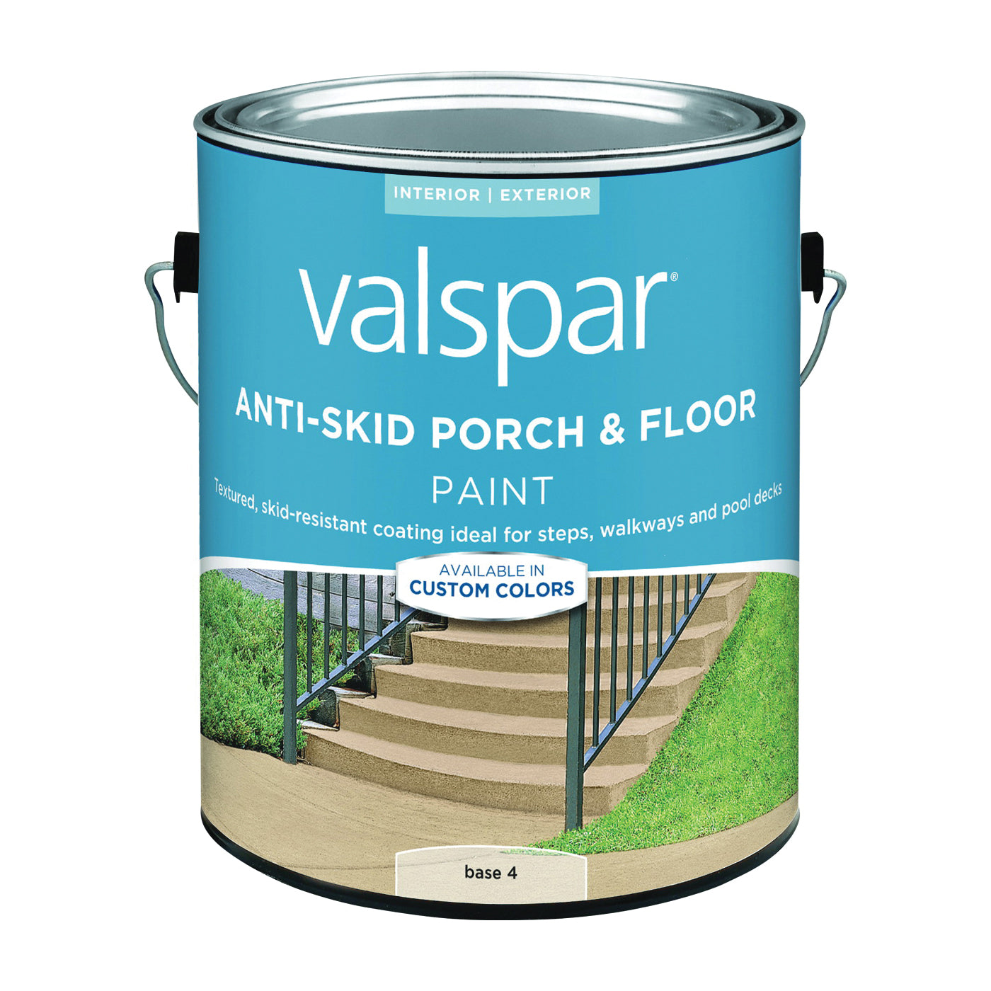 Valspar 024.0082033.007 Porch and Floor Paint, Base 4, 1 gal