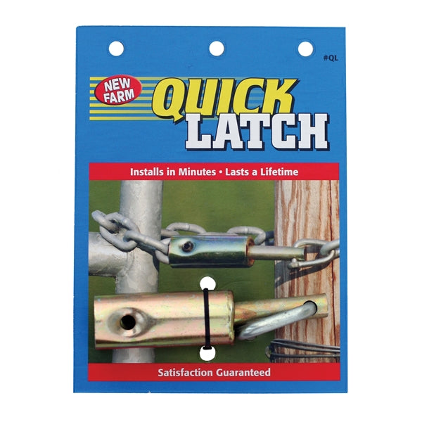NEW FARM Quick Latch WA Gate Latch, Stainless Steel, For: 1/4 in Proof Chain