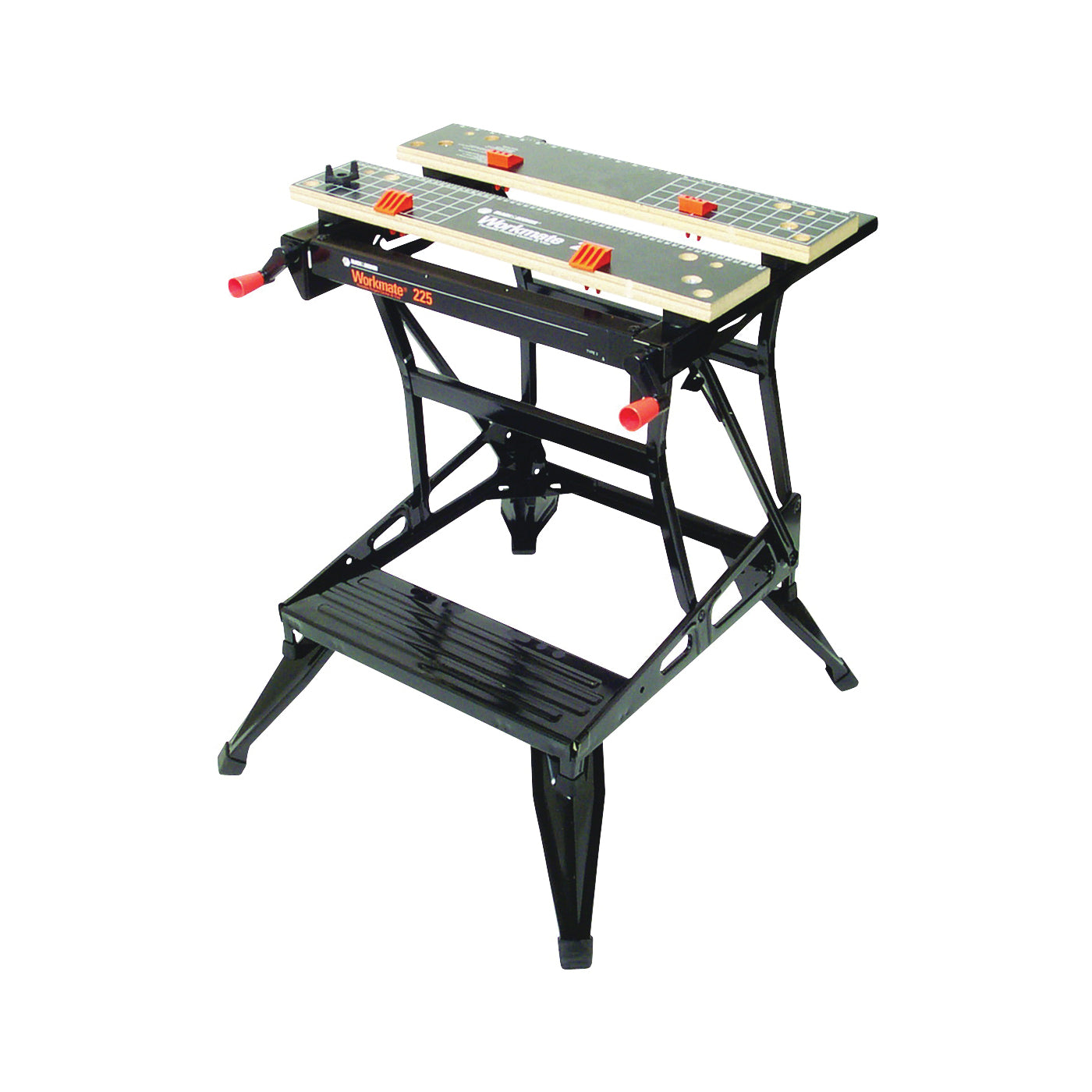 Black+Decker WM225 Workbench with One-Handed Clamp, 24 in OAW, 30 in OAH, 13-1/2 in OAD, 450 lb Capacity