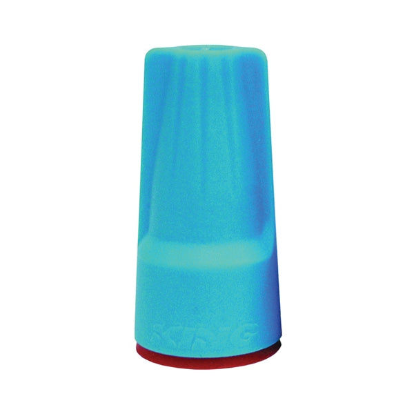 KING INNOVATION Dryconn 62310 Wire Connector, 14 to 6 AWG Wire, Copper Contact, Aqua Blue