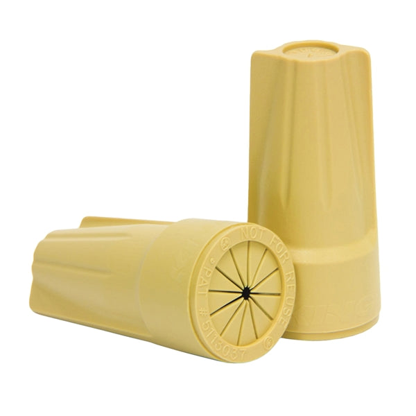 KING INNOVATION Dryconn 20101 Wire Connector, 22 to 6 AWG Wire, Copper Contact, Tan