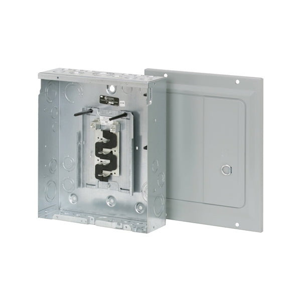 Cutler-Hammer BR BR816L125SDP Load Center, 125 A, 8 -Space, 16 -Circuit, Main Lug, NEMA 1 Enclosure, Light Gray