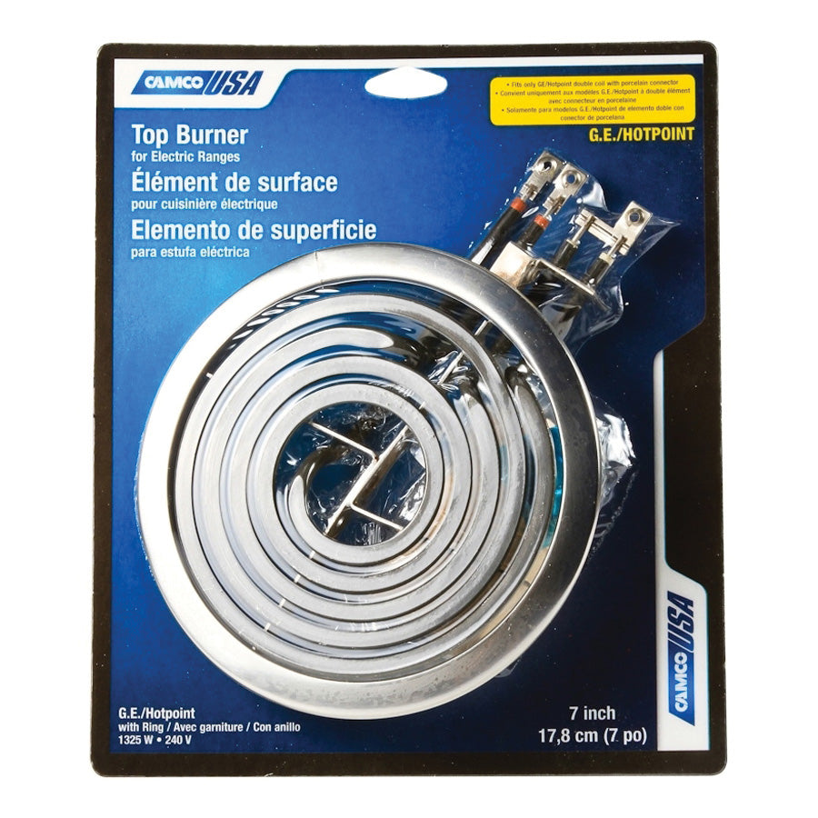 CAMCO 00183 Top Burner, 240 V, 1325 W