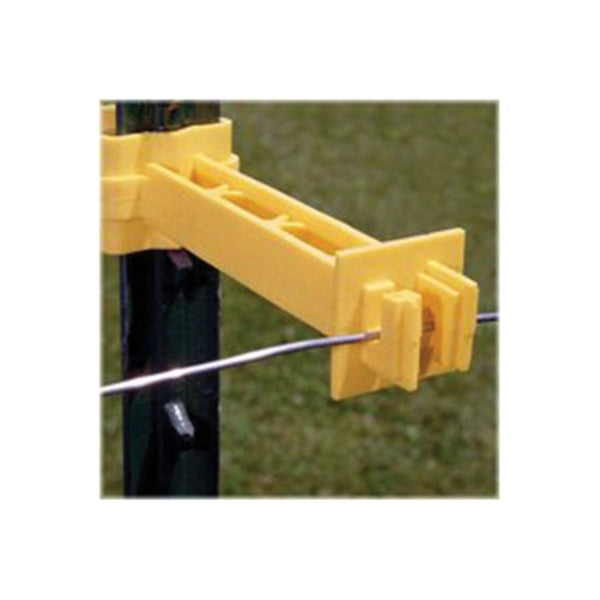 Zareba IT5XY-Z Snap-On Extender Insulator, Aluminum/Polywire/Steel, Polyethylene, Yellow