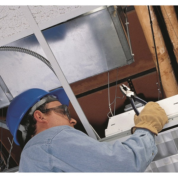 KLEIN TOOLS D213-9NE Cutting Plier, 9-3/8 in OAL, 1-3/8 in Cutting Capacity, Dark Blue Handle, 1-1/4 in W Jaw