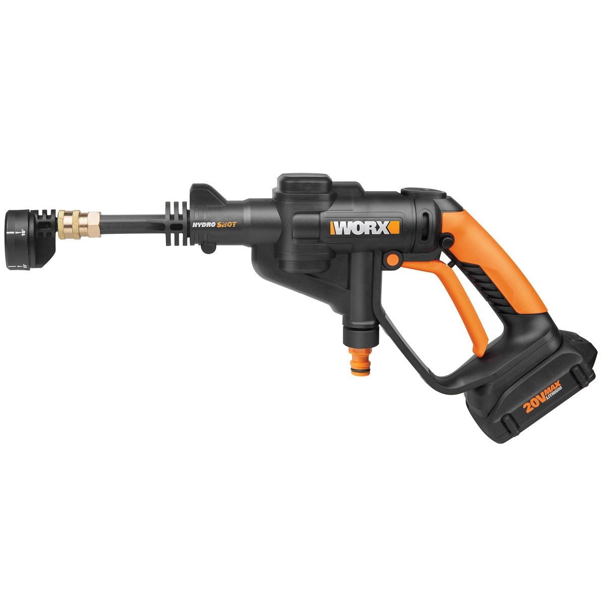 WORX WG620/625 Power Cleaner, 20 V Battery, 0.5 gpm, 94/320 psi Pressure
