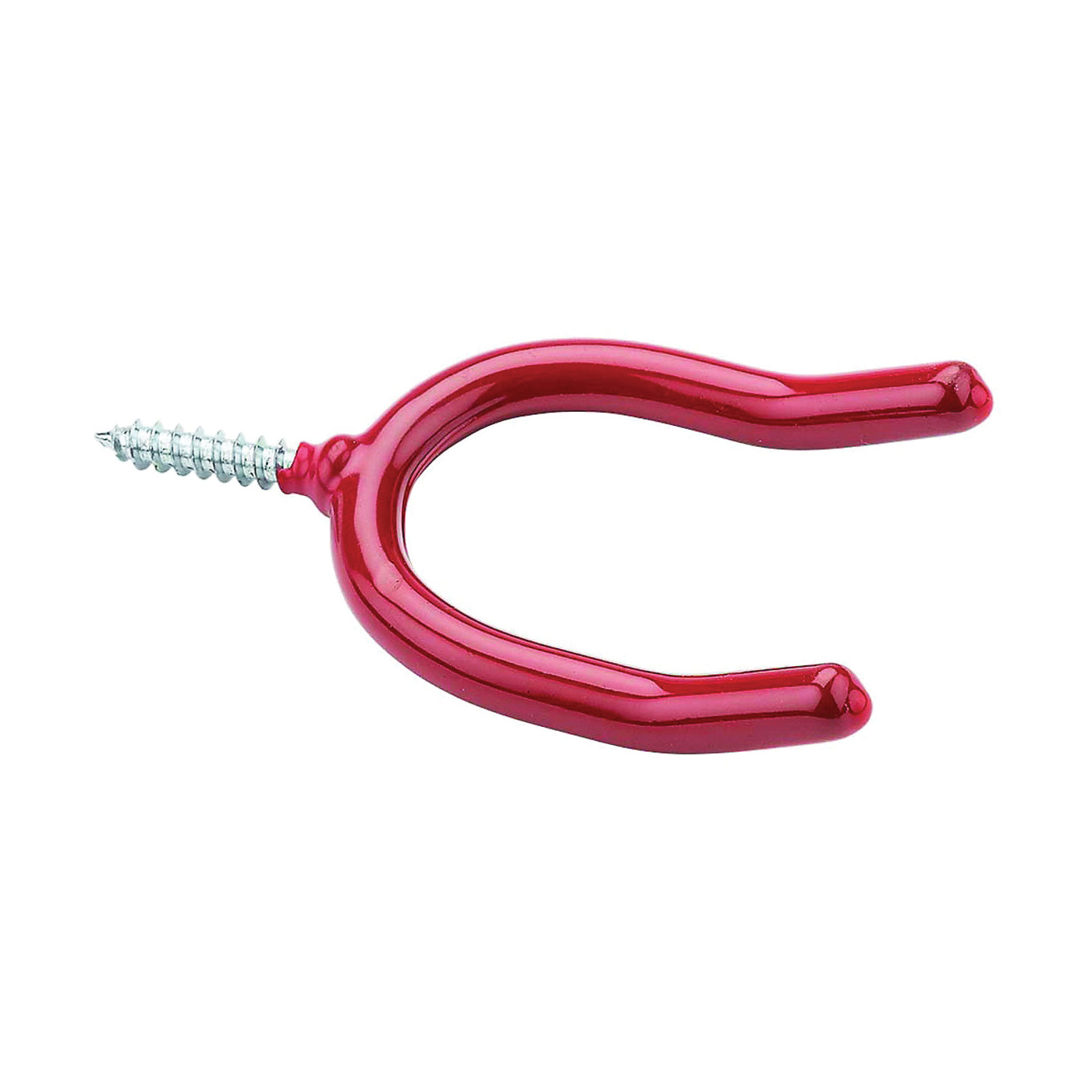 National Hardware V2210 N188-004 Storage Hook, 12 lb, 1-5/8 in Opening, Screw Mounting, Steel, Red