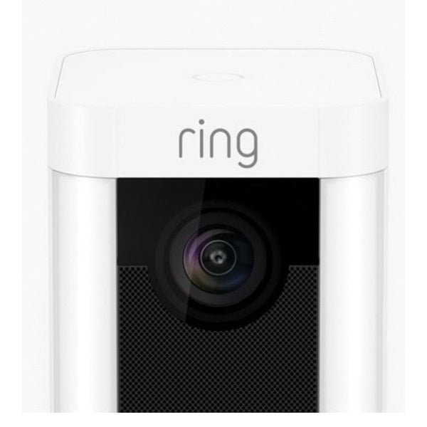 Ring 8SB1S7-WEN0 Spotlight Camera, 140 deg View, 1080 pixel Resolution, Night Vision: 15 to 60 ft, White