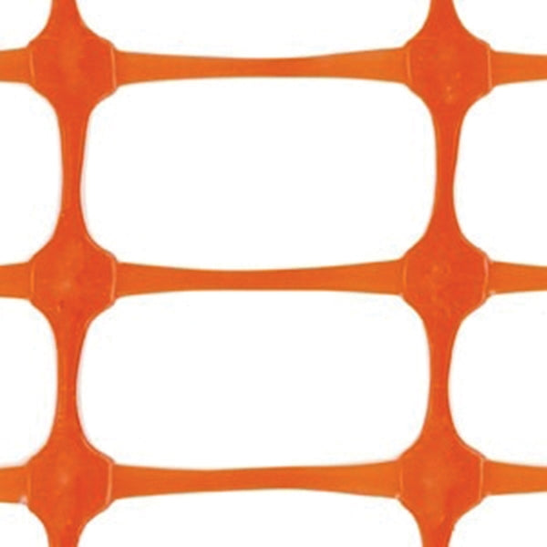 TENAX 89909104 Warning Barrier, 100 ft L, 3-1/2 x 1-1/2 in Mesh, HDPE, Orange