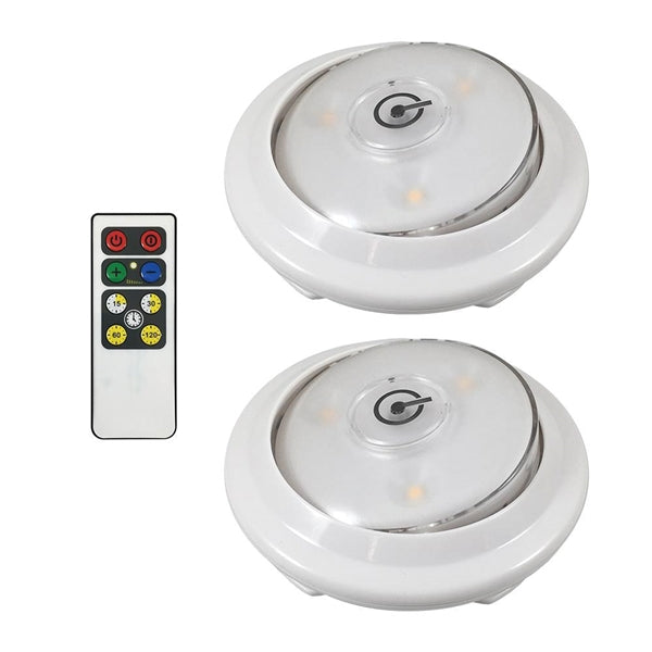 AmerTac LPL622WRC Accent Puck Light, LED Lamp, 55 Lumens, 3000 K Color Temp, White