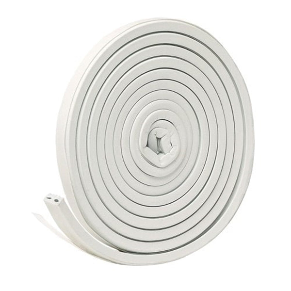 Frost King V23WA Foam Weatherseal Tape, 3/8 in W, 17 ft L, 1/8 in Thick, Rubber, White