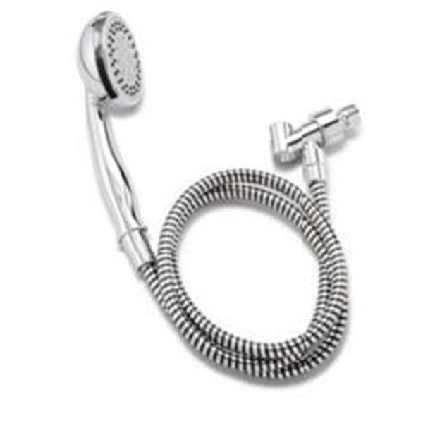 Plumb Pak K745BN Handheld Shower, 1.8 gpm, 5-Spray Function, Brushed Nickel, 60 in L Hose