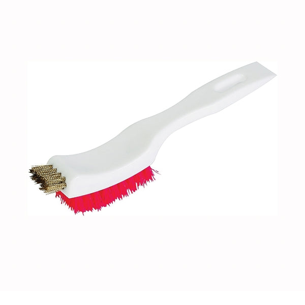 DQB 08356 Stripping Brush, Brass/Poly Trim, Plastic Handle