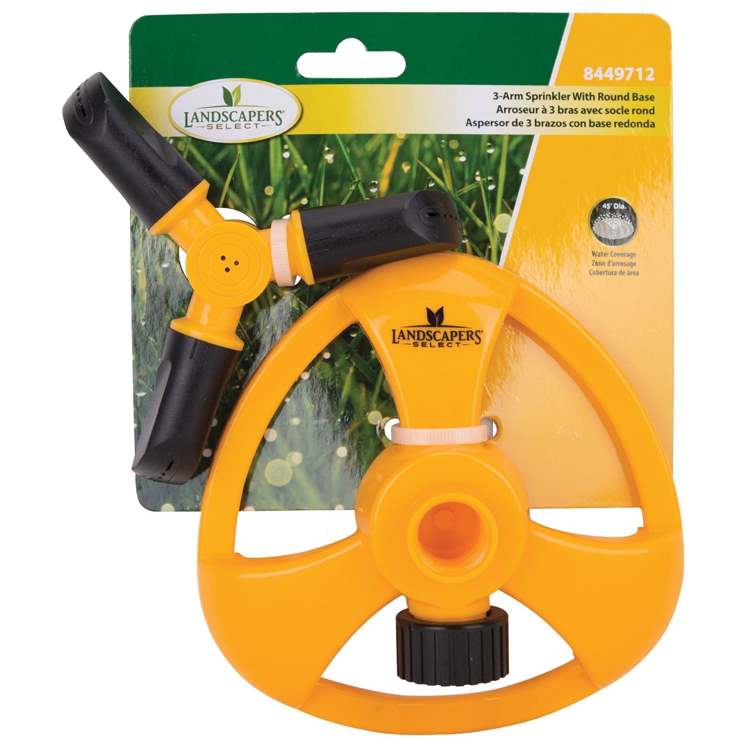 Landscapers Select GS9092 Rotary Sprinkler, Female, Round, Plastic