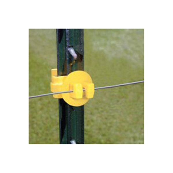 Zareba Fi-Shock ITY-FS Snug-Fitting T-Post Insulator, Yellow