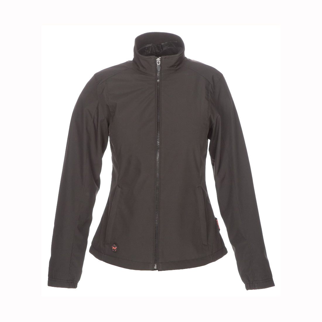 Mobile Warming MWJ16W03-SM-BLK Heated Jacket, S, Women's, Fits to Chest Size: 36 in, Fabric, Black