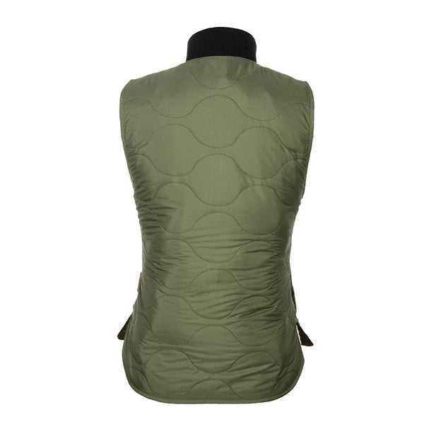 Mobile Warming MWJ18W06-21-03 Company Vest, M, Women's, Fits to Chest Size: 38 in, Nylon, Olive