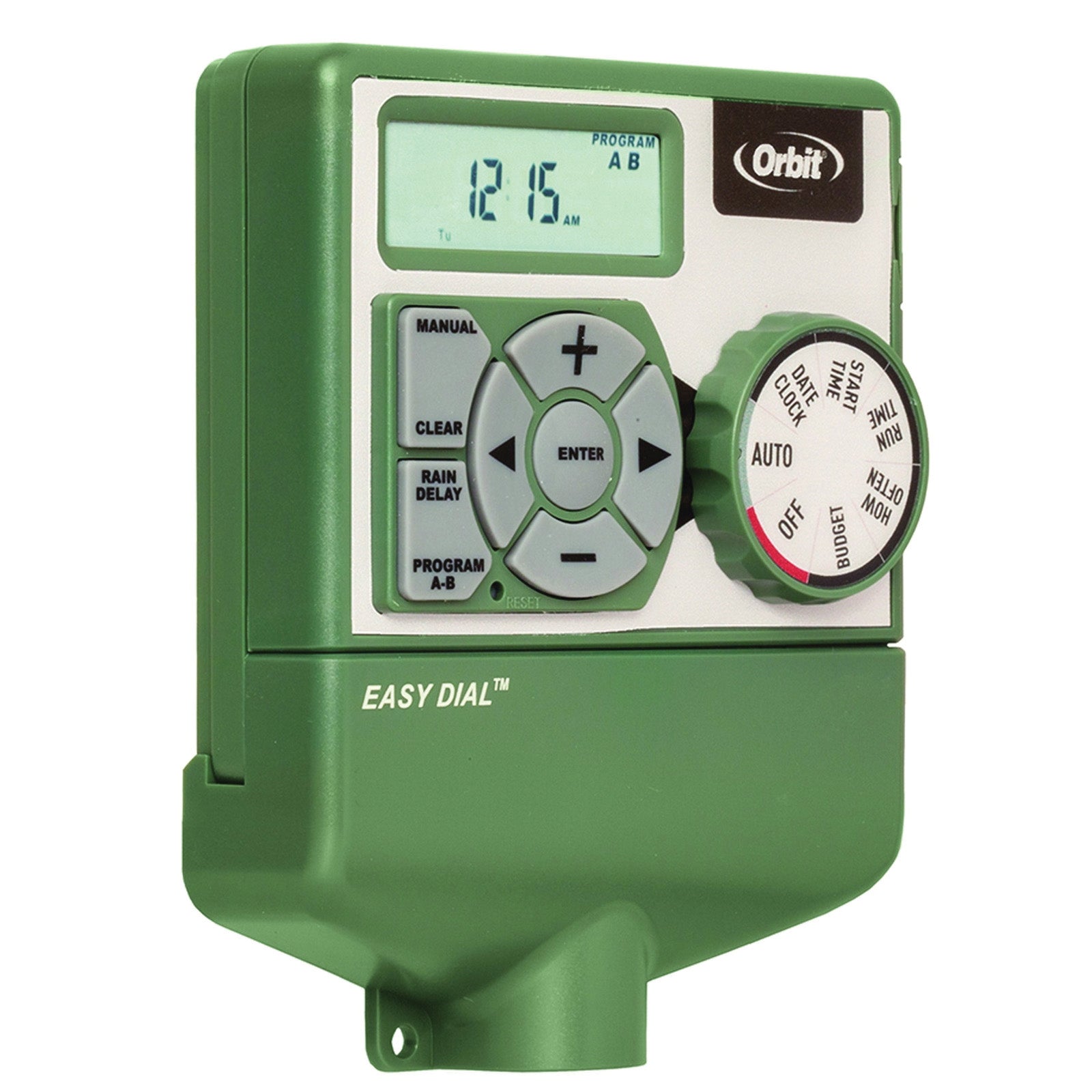 Orbit 57596 Indoor Sprinkler Timer, 120 V, 6 -Zone, 2 -Program, 1 to 99 min Cycle, LCD Display
