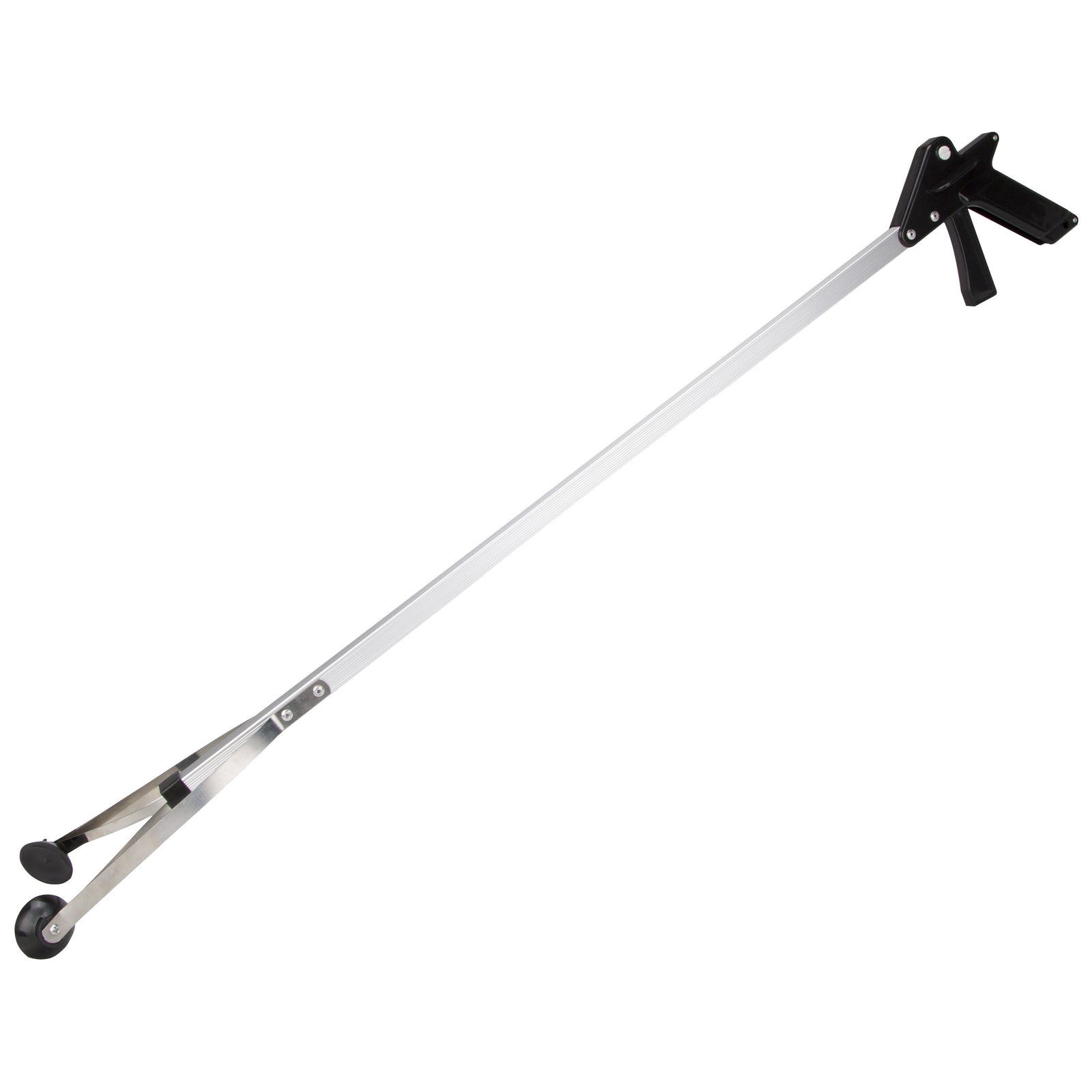 Landscapers Select FT-DBS6 Pick-Up/Reach Tool, 4 in Opening, 36 in OAL, Suction-Cupped "Fingers" Jaw, Plastic Jaw