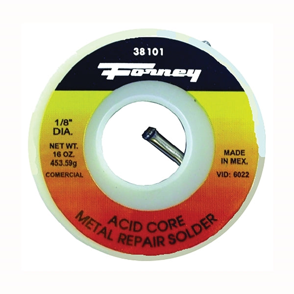 Forney 38101 Solder, 16 oz, Solid, 575 deg F Melting Point