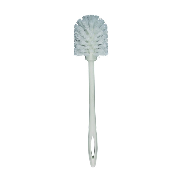 Rubbermaid FG631000WHT Toilet Bowl Brush, 1-1/8 in L Trim, Polypropylene Bristle, White Bristle, 14-1/2 in OAL