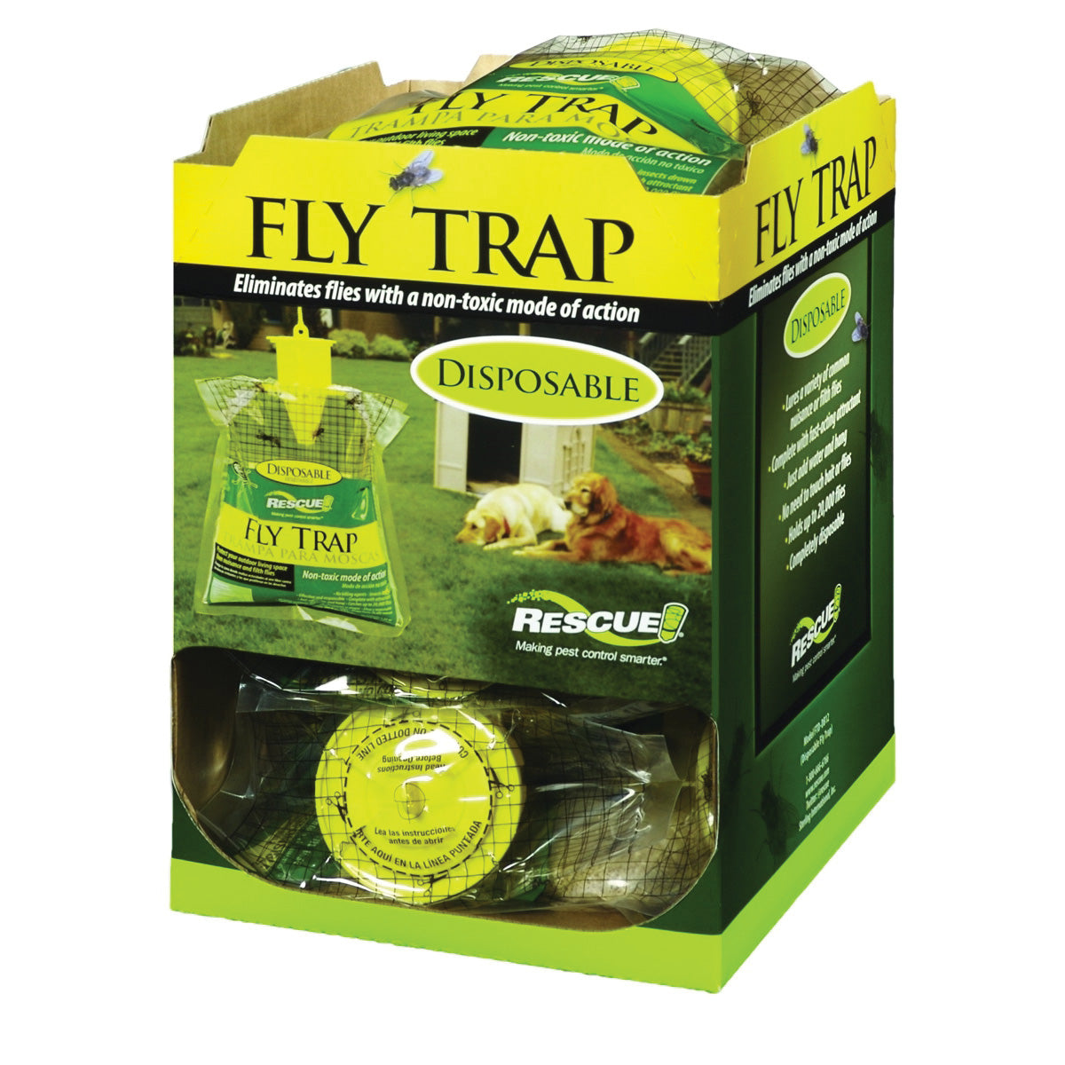 RESCUE FTD-DB12 Fly Trap, Solid, Musty