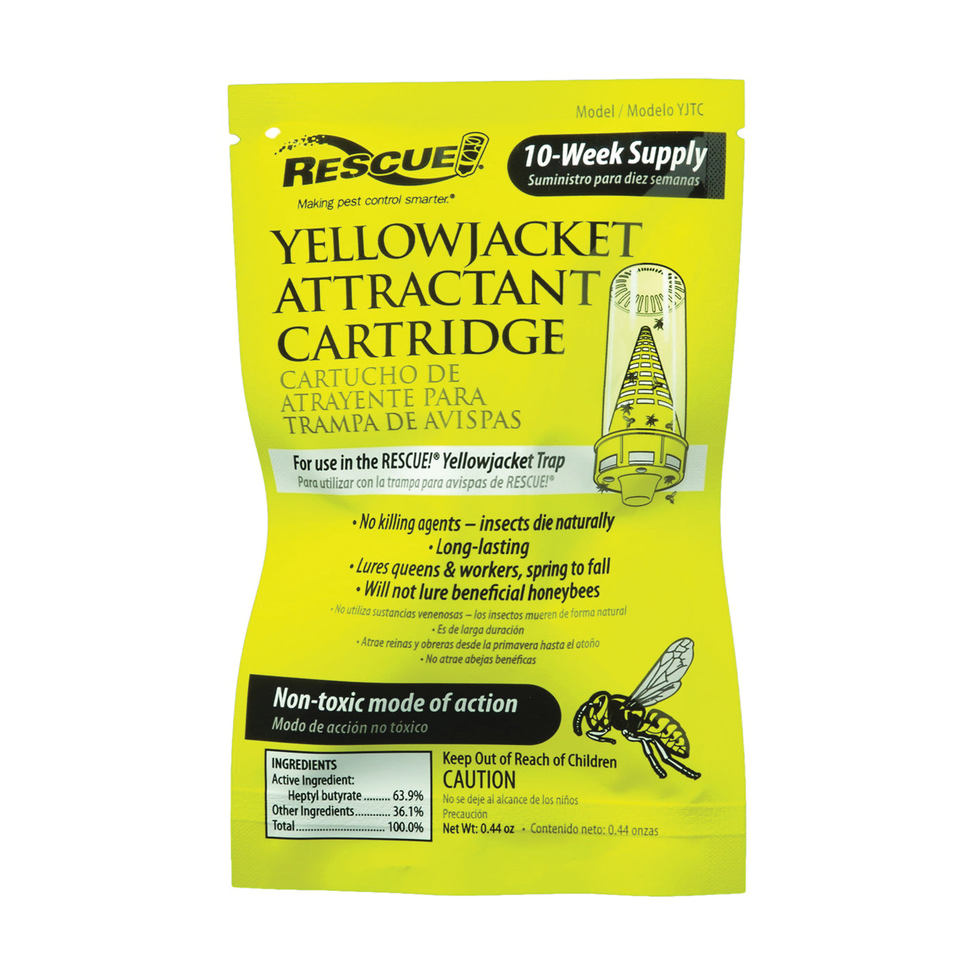 RESCUE YJTC-DB9 Yellow Jacket Attractant Cartridge