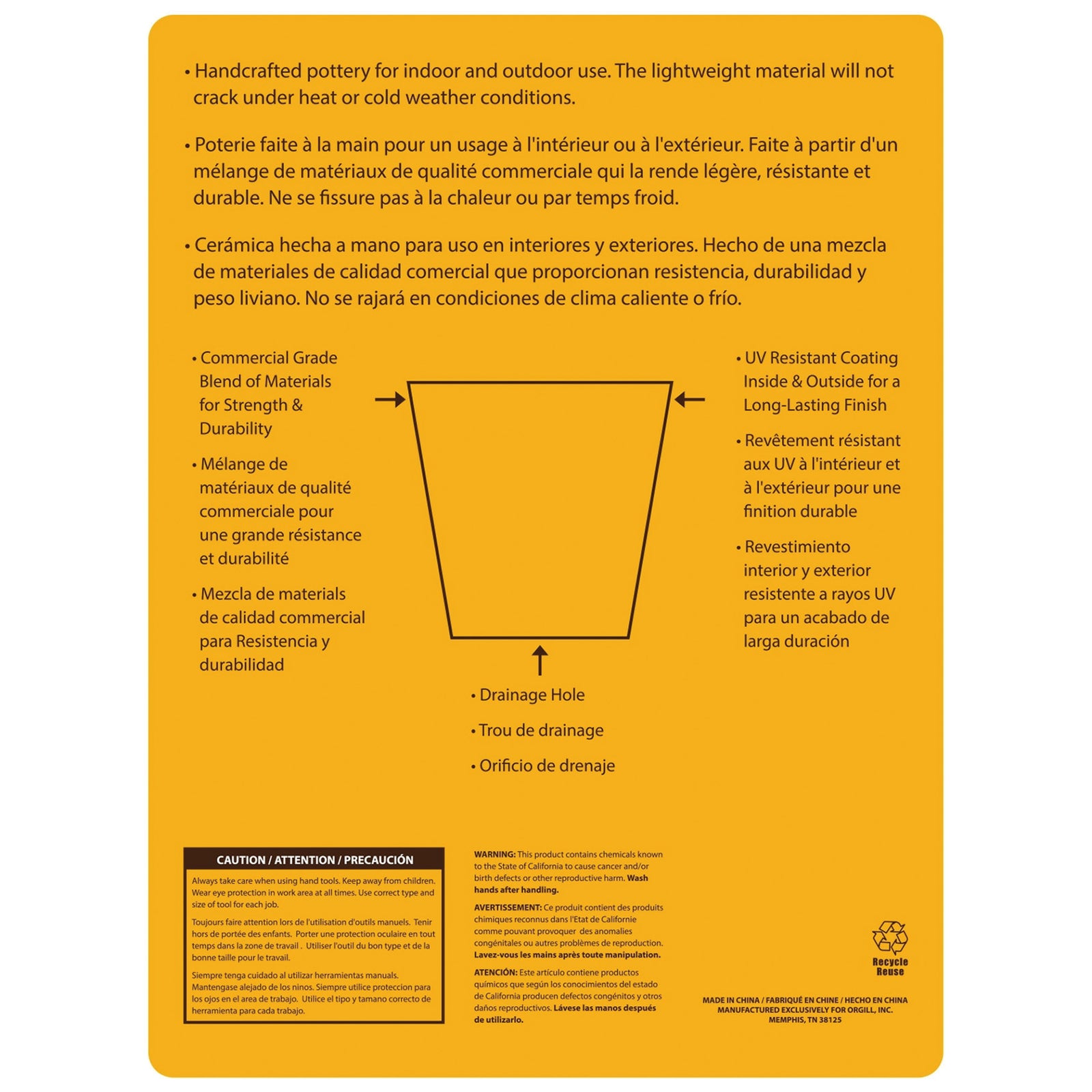 Landscapers Select PT-007 Pottery Planter, 13 in Dia, Round, Verdigris