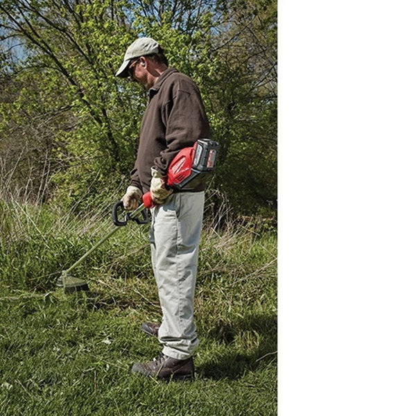 Milwaukee 2725-21HD Cordless String Trimmer Kit, 18 V Battery, Lithium-Ion Battery, 0.08 to 0.095 in Dia Line