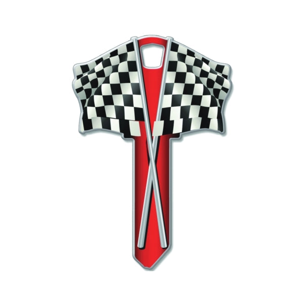 Lucky Line Key Shapes Series B116K Key Blank, Brass, Enamel, For: Kwikset Locks