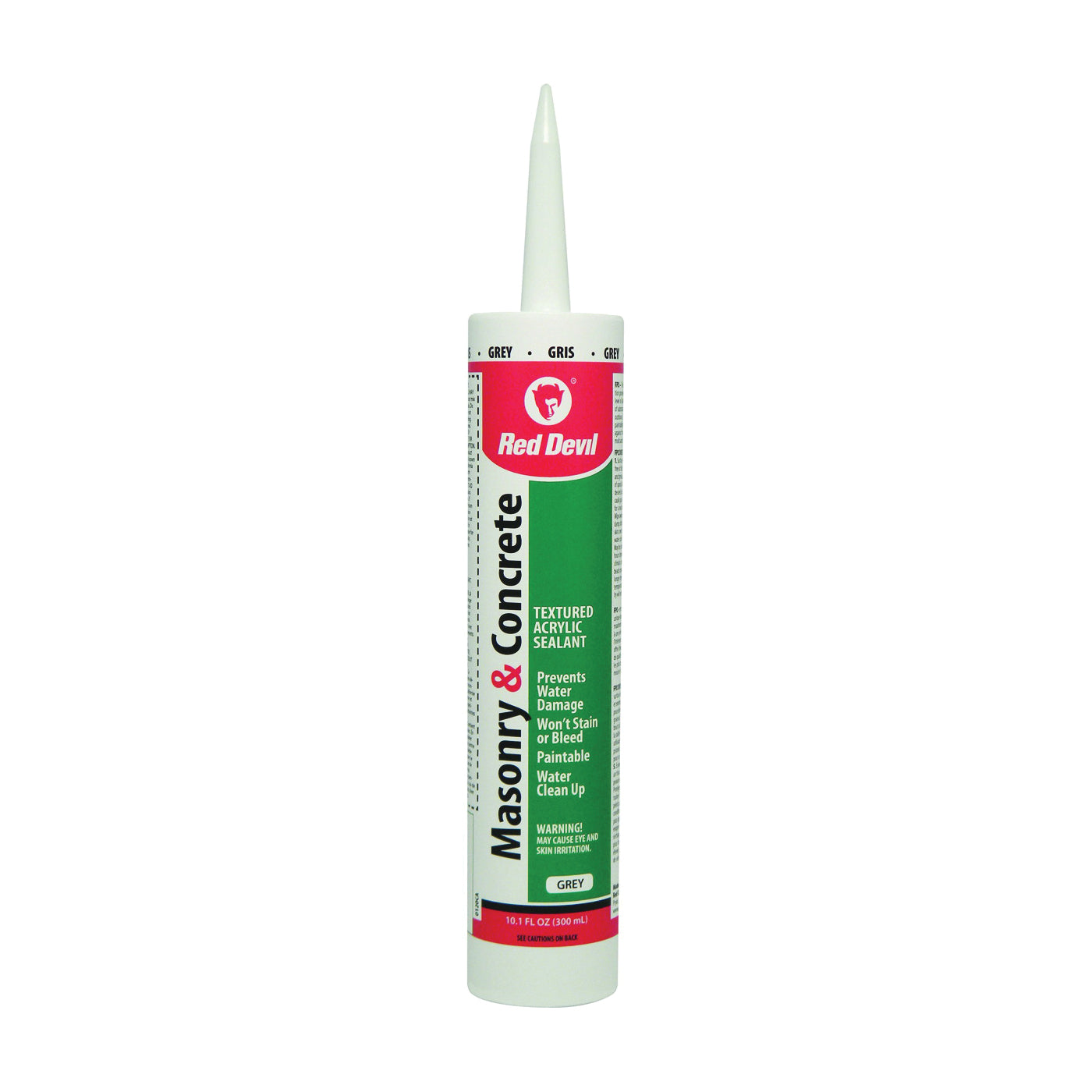 Red Devil 0120CA Sealant, Gray, 10.1 oz Cartridge
