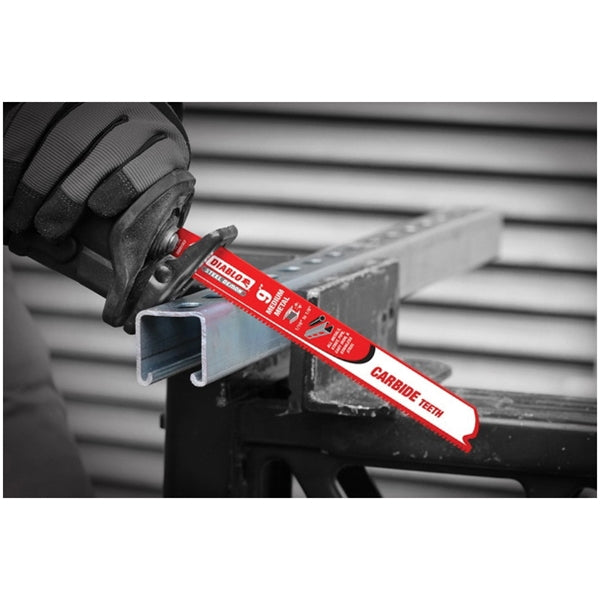 Diablo DS0610CF Reciprocating Saw Blade, 6 in L, 10 TPI, Carbide Cutting Edge