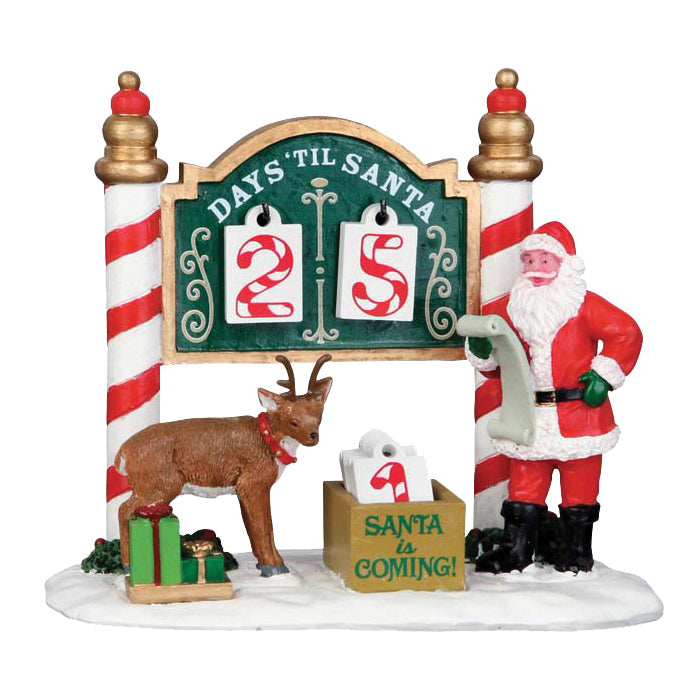 Lemax 53208 Christmas Collectible, 4.13 in H, Christmas Countdown, Polyresin