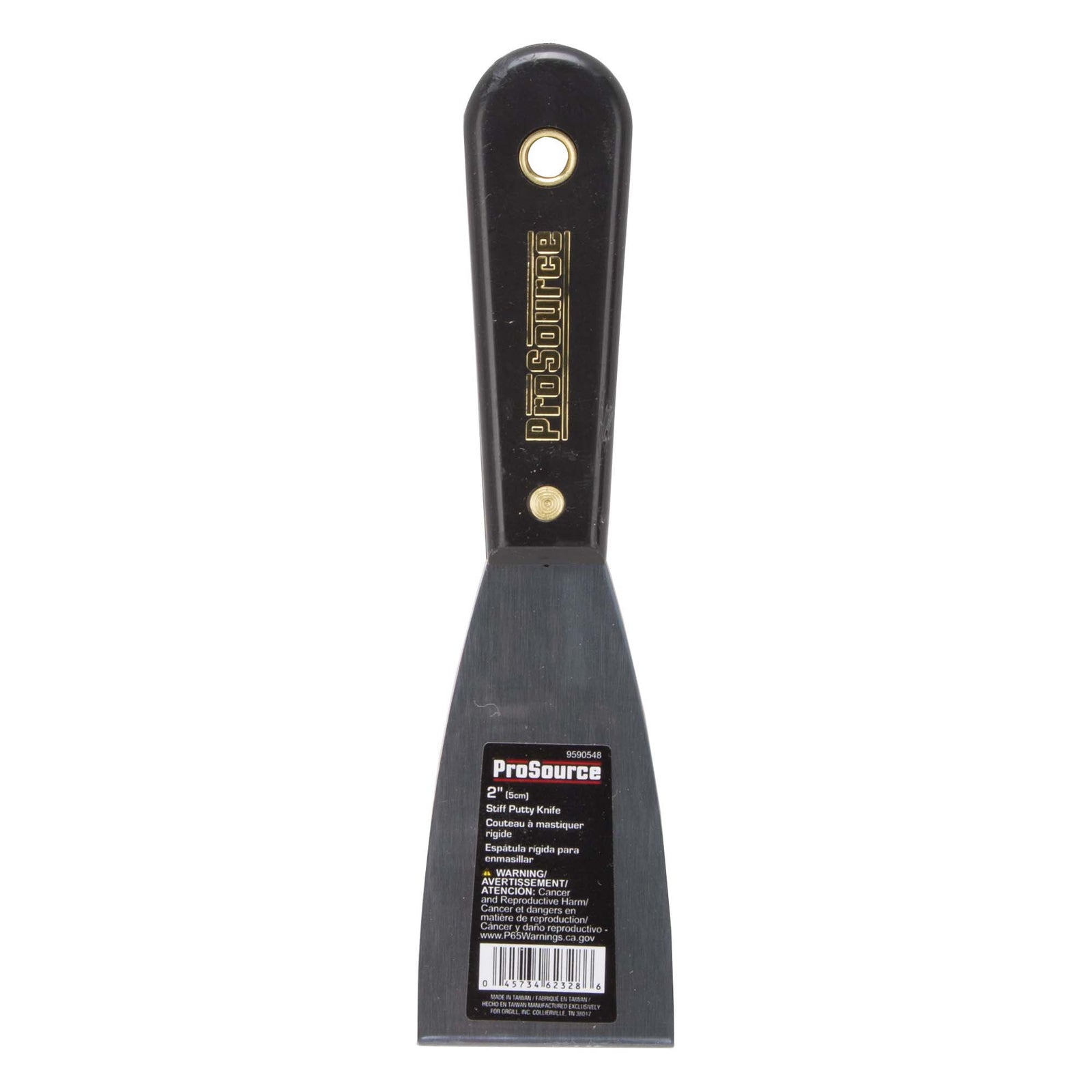 ProSource 01041-3L Putty Knife with Rivet, 2 in W HCS Blade
