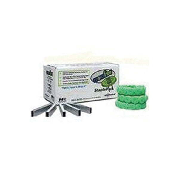 Stinger 136044 Cap Staple, 7/16 in W Crown, 7/8 in L Leg, 18 Gauge, Carbon Steel, Electro-Galvanized