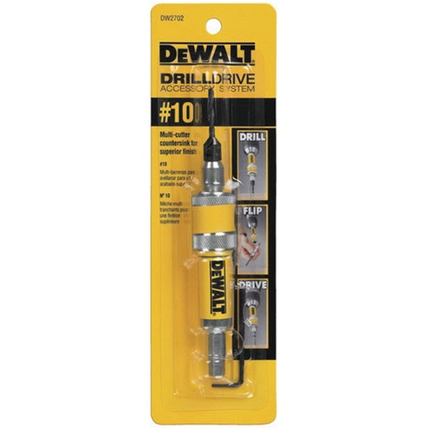 DeWALT DW2702 Drill/Drive Set, 1-Piece, Steel, Yellow, Black Oxide