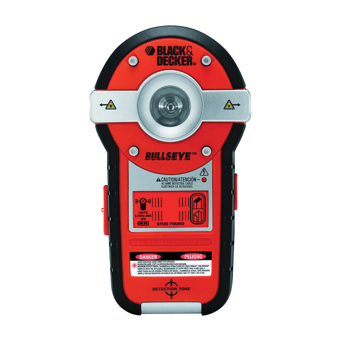Black+Decker Bull's Eye Series BDL190S Auto Leveling Laser with Stud Sensor, 100 ft, 1-1/8 in Accuracy, 2-Beam