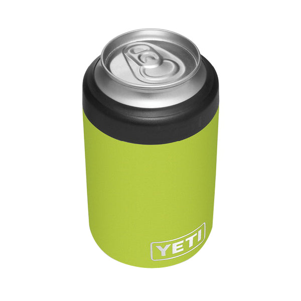 YETI Rambler 21070090075 Colster, 3-1/8 in OD x 4-7/8 in H, 12 oz Can/Bottle Insulator Stainless Steel, Chartreuse