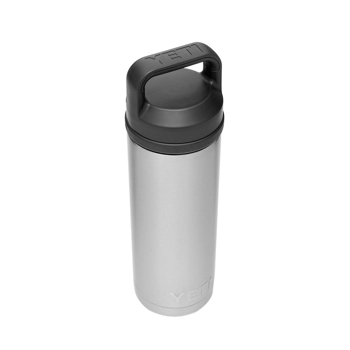 YETI Rambler 21071060022 Vacuum Insulated Bottle With Chug Cap, 18 oz Capacity, 18/8 Stainless Steel, Coral