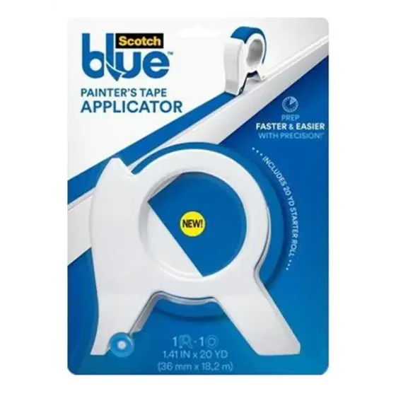 ScotchBlue TA-20 Tape Applicator, 2 in Max Tape W, Metal Blade