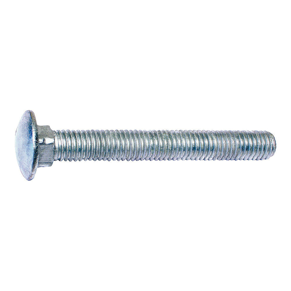 MIDWEST FASTENER 05506 Carriage Bolt, 3/8-16 in Thread, NC Thread, 3-1/2 in OAL, 2 Grade