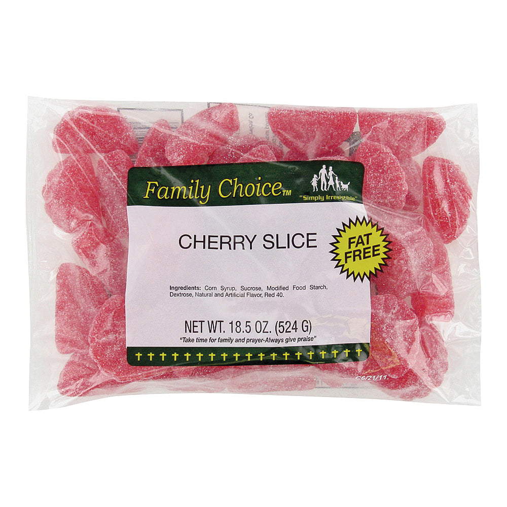 Family Choice 1108 Candy, Cherry Flavor, 14 oz