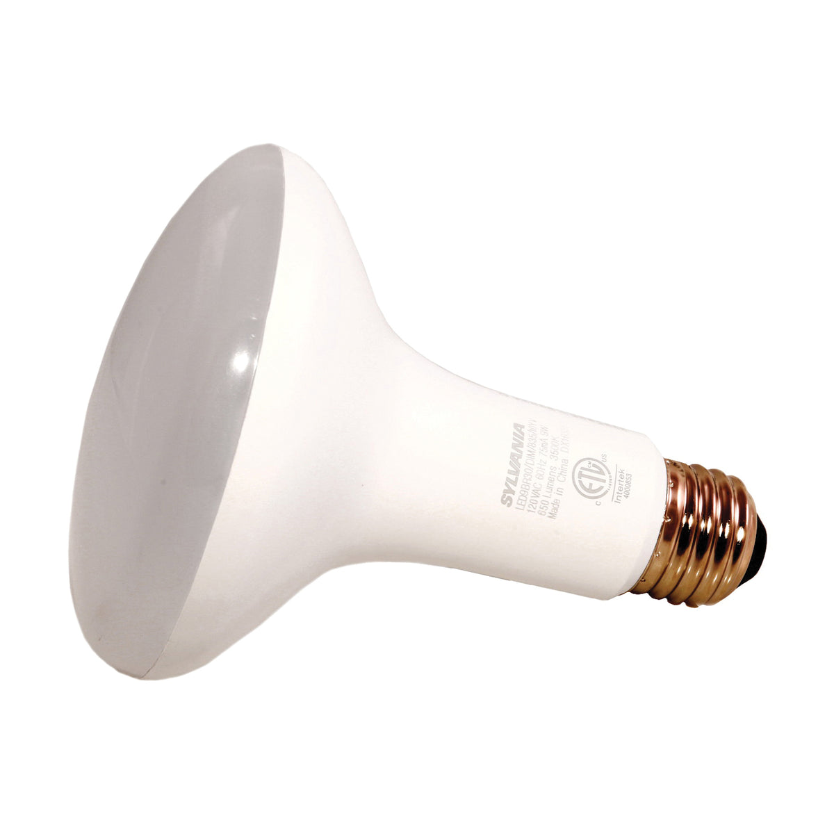 Sylvania 78029 LED Bulb, Flood/Spotlight, BR30 Lamp, 65 W Equivalent, E26 Lamp Base, Dimmable, Cool White Light