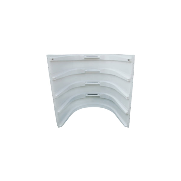 Amerimax 75447 Window Well, 43 in L, 61 in W, 20-7/8 in H, Plastic