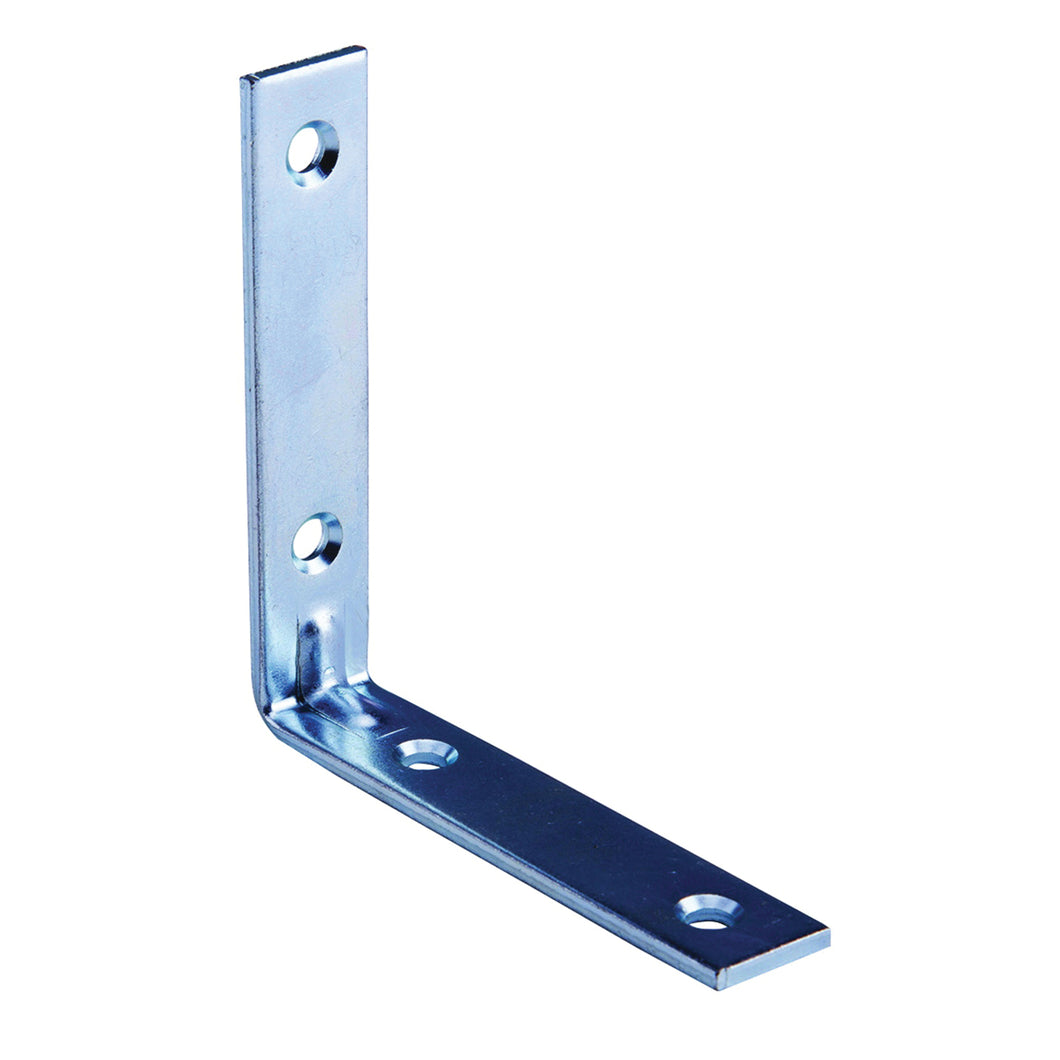 Prosource CB-Z03.5-01PS Corner Brace, 3-1/2 in L, 3-1/2 in W, 3/4 in H, Steel, Zinc-Plated, 3 mm Thick Material
